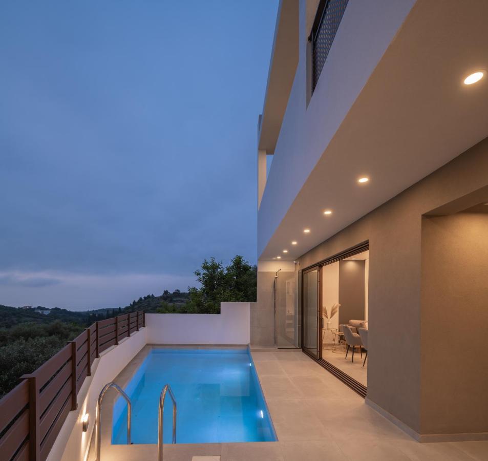 O-Cyanea Villa With Heated Pool Kournas Экстерьер фото