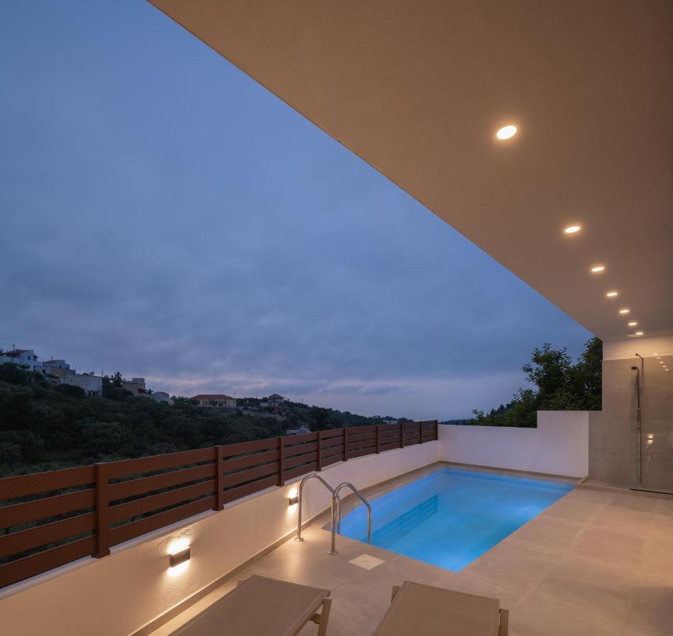 O-Cyanea Villa With Heated Pool Kournas Экстерьер фото