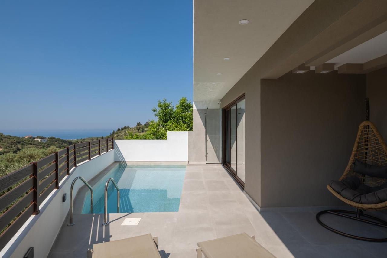 O-Cyanea Villa With Heated Pool Kournas Экстерьер фото