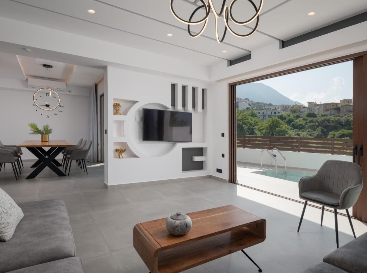 O-Cyanea Villa With Heated Pool Kournas Экстерьер фото
