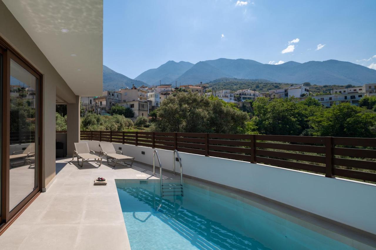 O-Cyanea Villa With Heated Pool Kournas Экстерьер фото