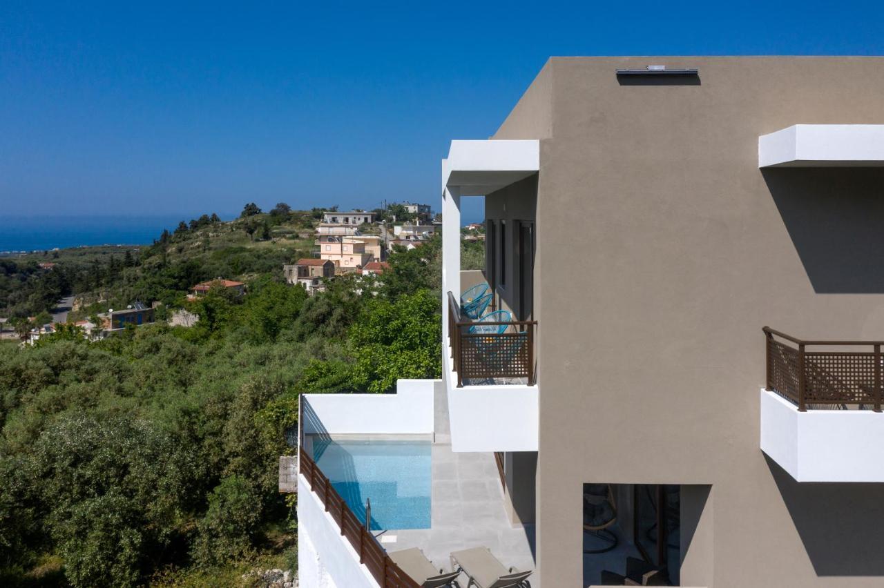 O-Cyanea Villa With Heated Pool Kournas Экстерьер фото